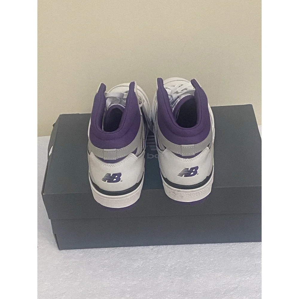 New Balance Men's 650R Interstellar Athletic Shoes‎ Sneakers White Purple Size 9